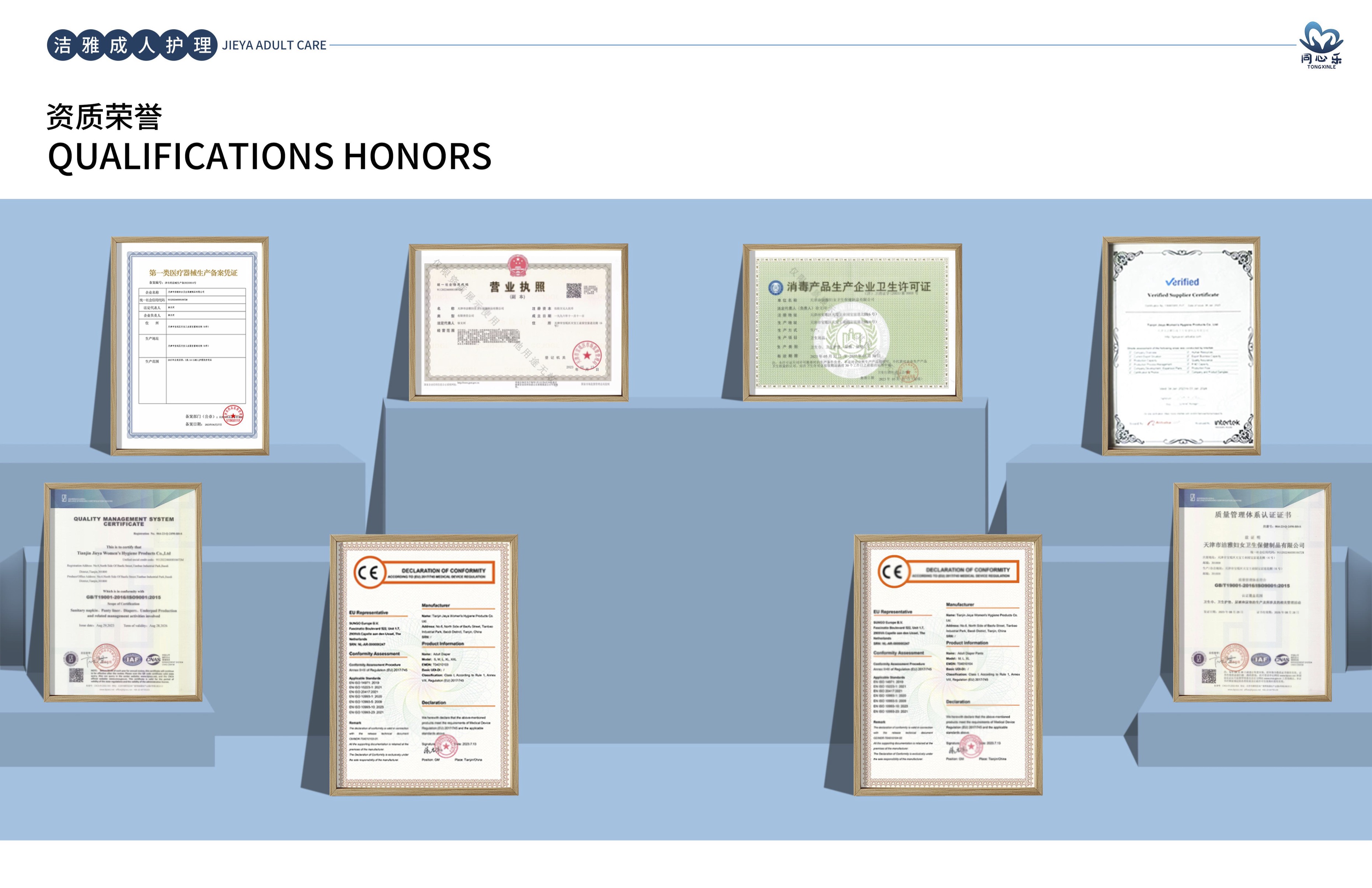 Production licenses and quality certificates